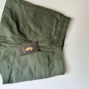 Green Cargo Shorts